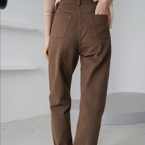 High Waist Straight Leg Pants